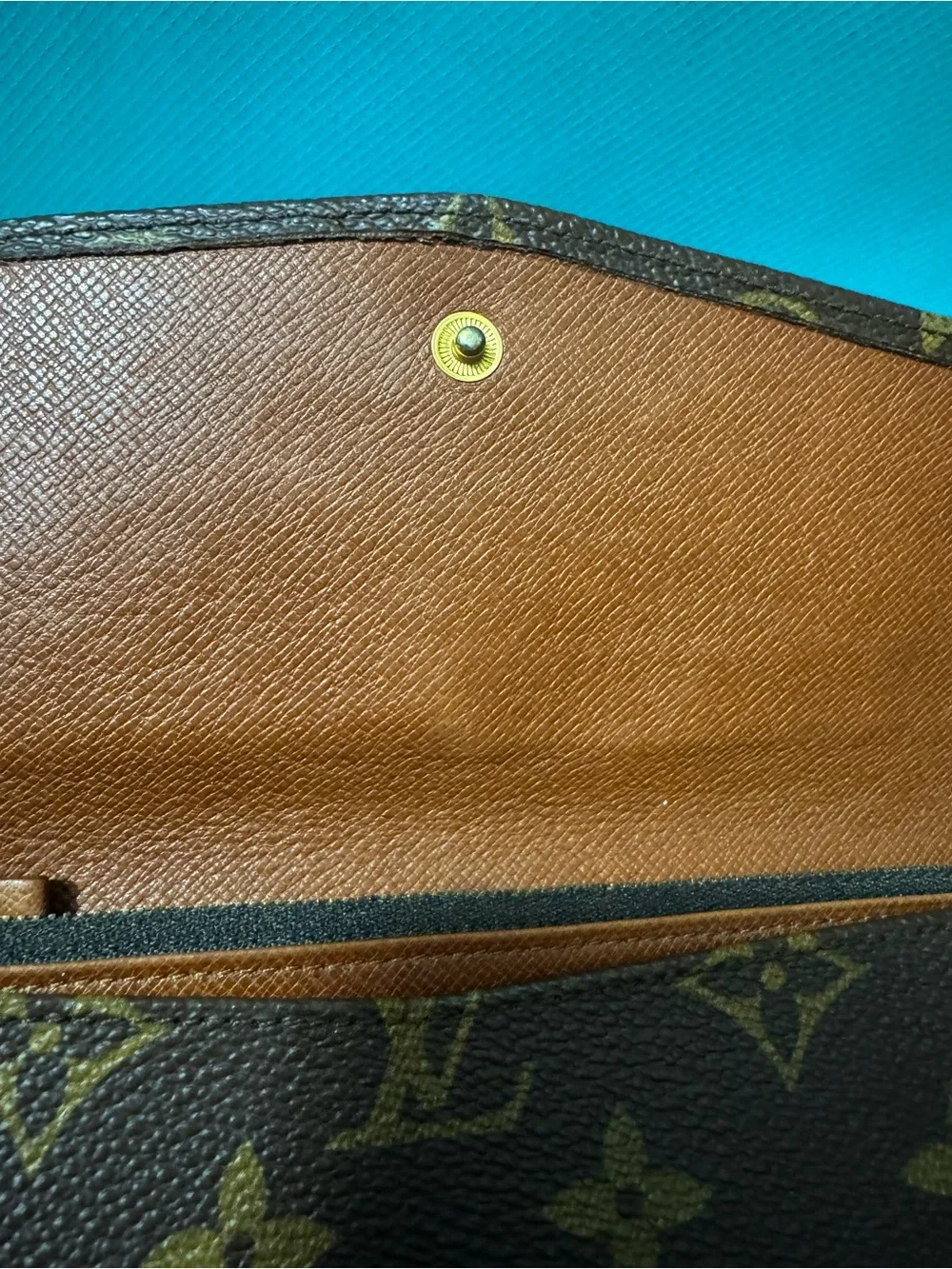 Louis Vuitton Brown Monogram Envelope Wallet